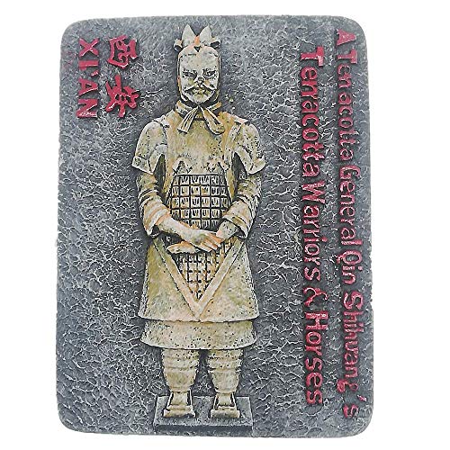 Kühlschrankmagnet, 3D-TerraCotta-Krieger, Xian China, Souvenir, Heim- und Küchendekoration, Terrakotta-Krieger, Xian Kühlschrankmagnet von MUYU Magnet