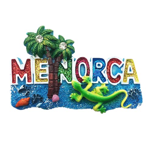 Kühlschrankmagnet Menorca Spanien Souvenir Geschenk Home Küche Dekoration 3D Magnet Polyresin Handwerk von MUYU Magnet