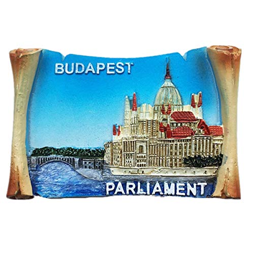 Kühlschrankmagnet mit 3D-Parlamentsgebäuden, Budapest-Ungarn, Souvenir, Geschenk, Heim- und Küchendekoration, Magnetaufkleber, Kühlschrankmagnet von MUYU Magnet