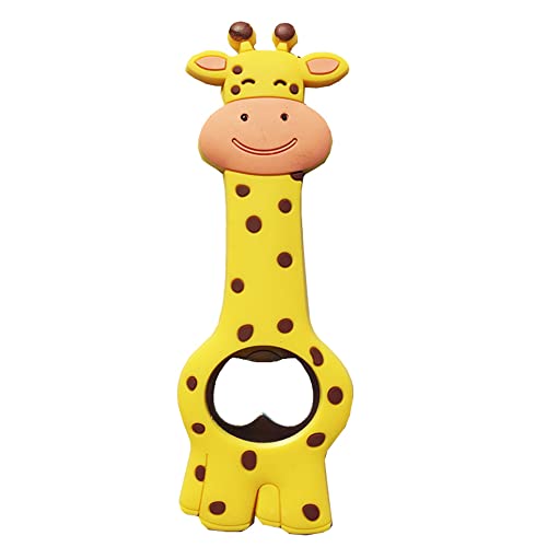 Kühlschrankmagnet mit niedlichem Giraffenmotiv, Metall, Flaschenöffner Kühlschrankmagnet mit niedlichem Giraffenmotiv, Metall, Flaschenöffner von MUYU Magnet