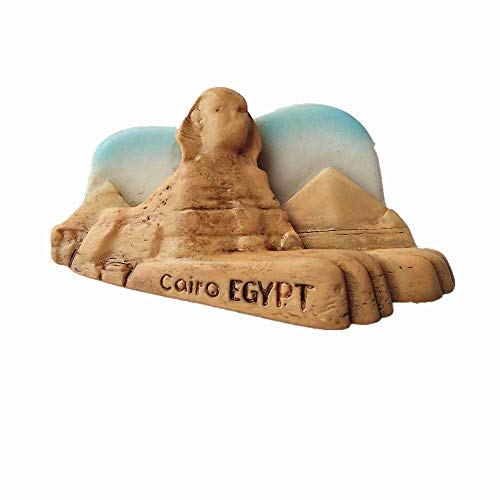 3D Kühlschrankmagnet Sphinx Kairo Ägypten Souvenir Geschenk, Haus & Küche Dekoration Magnet Aufkleber Cairo Ägypten Kühlschrank Magnet Kollektion von MUYU Magnet