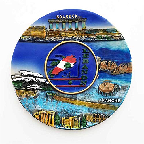 MUYU Magnet Libanon 3D Home Office Tisch Desktop Dekoration Ornament Statue Wandbehang Reise Souvenir Geschenkkollektion von MUYU Magnet