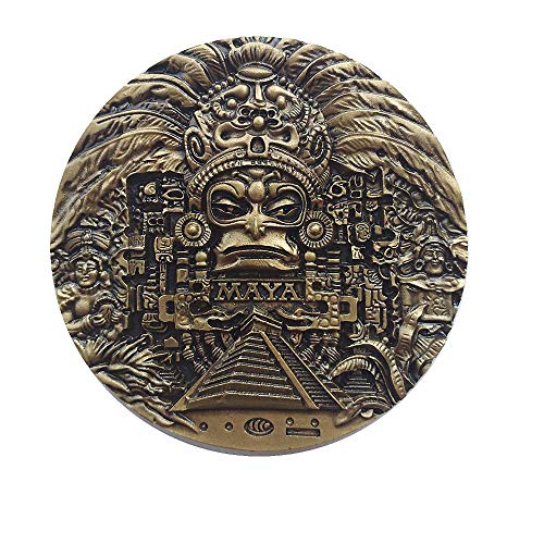 Maya Remains Totem Mexiko 3D-Kühlschrankmagnet, Reise-Souvenir, Geschenk-Kollektion, Heim- und Küchendekoration, Magnetaufkleber, Maya Mexiko Kühlschrankmagnet von MUYU Magnet