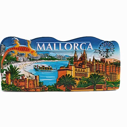 Mallorca Spanien 3D Kühlschrankmagnet Reise Souvenir Geschenkkollektion Haus & Küche Dekoration Magnetaufkleber Mallorca Spanien Kühlschrankmagnet von Muyu magnet