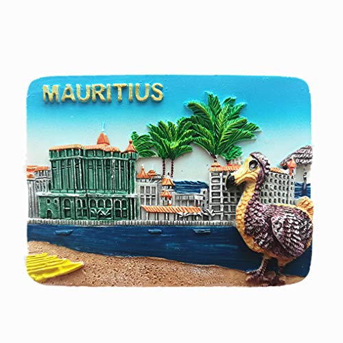 Mauritius 3D Kühlschrankmagnet Reiseaufkleber Souvenir Zuhause & Küche Dekoration Mauritius Kühlschrankmagnet von MUYU Magnet