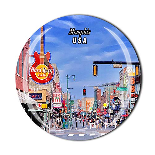 Memphis USA Kühlschrankmagnet, Souvenir, Geschenk, Kühlschrank-Magnet-Sticker-Kollektion von MUYU Magnet