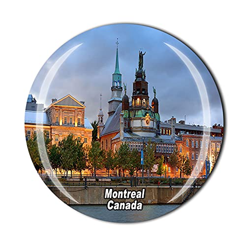 Montreal Kanada Kühlschrankmagnet, Souvenir, Geschenk, Kristall-Magnet-Sticker-Kollektion von MUYU Magnet