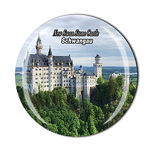 New Schwan Stone Castle Schwangau Germany Kühlschrankmagnet Souvenir Kristall Magnetaufkleber von MUYU Magnet