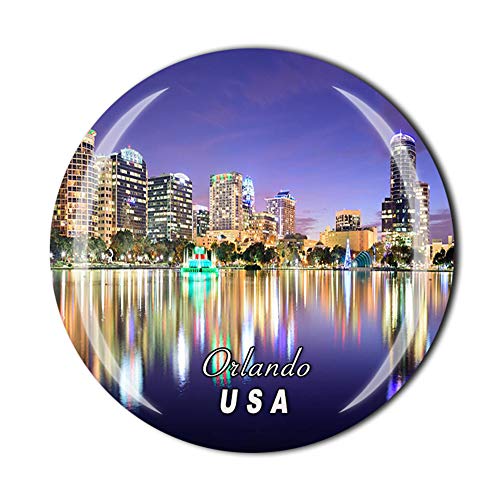 Orlando Florida USA Kühlschrankmagnet, Souvenir, Geschenk, Dekoration, Magnet-Sticker-Kollektion von MUYU Magnet