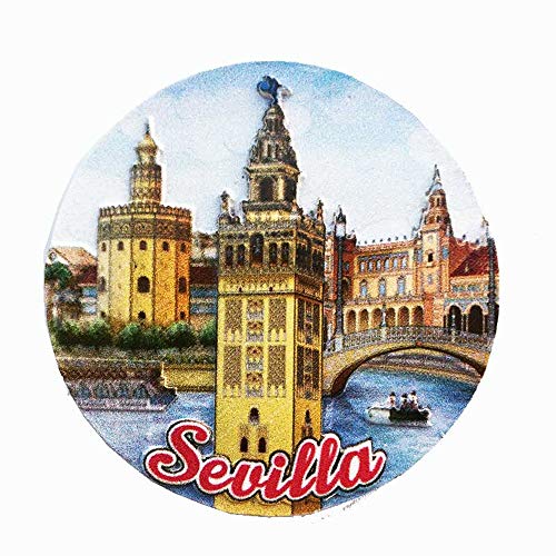 Seville Andalusien Spanien Kühlschrankmagnet Reise Souvenir Geschenk Haus & Küche Dekoration Magnetaufkleber Sevilla Kühlschrank Magnet Kollektion von Muyu magnet
