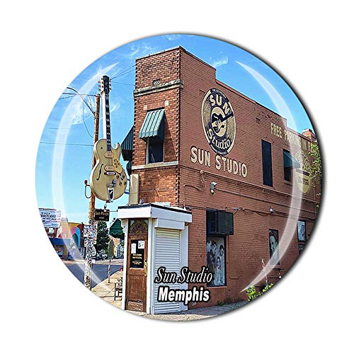 Sun Studio Memphis USA Kühlschrankmagnet, Souvenir, Geschenk, Kühlschrank-Magnet-Sticker-Kollektion von MUYU Magnet