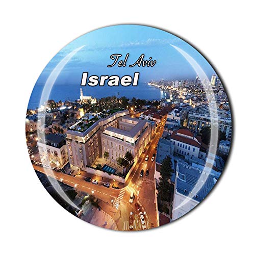 Tel Aviv Israel Kühlschrankmagnet Reise Souvenir Geschenk Heim Küche Dekoration Magnet Sticker Kristall Kühlschrank Magnet Kollektion von MUYU Magnet