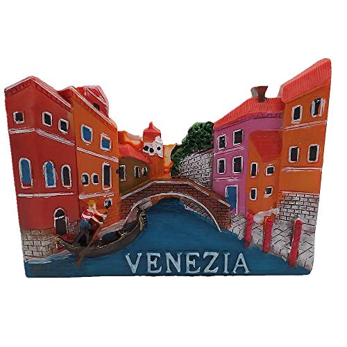 Venedig Italien 3D-Kühlschrankmagnet, Reise-Souvenir, Geschenk, Heim- und Küchendekoration, Magnet-Aufkleber, Venizia, Italien, Kühlschrankmagnet von MUYU Magnet