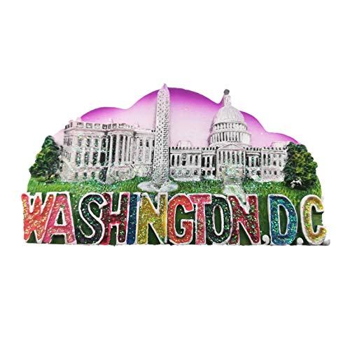 Washington, D.C. USA 3D-Kühlschrankmagnet, Heim- und Küchendekoration, Aufkleber, Washington, D.C. USA, Reise-Souvenir, Geschenk, Kühlschrankmagnet von MUYU Magnet