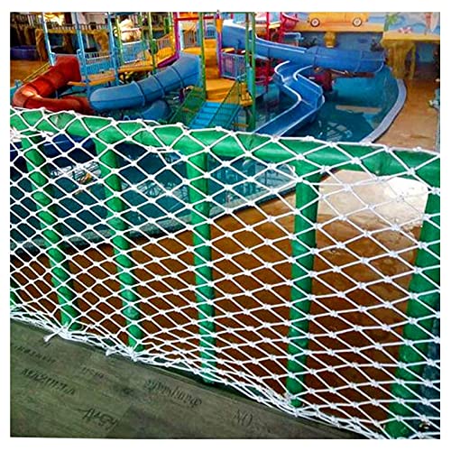 MUYUNXI Nylon Kindersicherheitsnetz Sicherheitsnetz FüR Kinder Schutz-Netz FüR Den AußEn-Bereich Seilnetz Weißes Balkon-Netz Dekor Netz Seil 6mm Netto 10cm(Size:1 * 8m（3.2 * 26.2ft）) von MUYUNXI