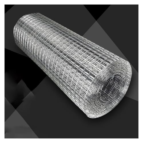 Drahtgeflecht, Edelstahl-Hardware-Gewebe, geschweißtes Drahtgeflecht, rostfreier Hühnerdraht, Hardware-Gewebe 1/2 Zoll, geschweißtes Edelstahl-304-Geflecht(0.5mx1m(19.6inx3.2ft)) von MUZIT