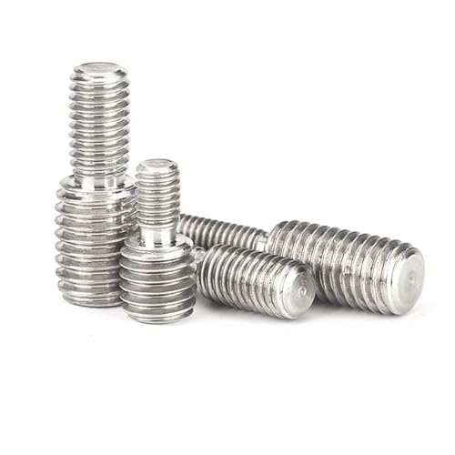 Konvertierungsschraube, Reduzierschrauben M4 M5 M6 M8 M10 M12 M16 Kameraadapter-Konverter 304 Edelstahl-Bolzenkonvertierung Doppelseitige Kopfschraube(M12x25to m20x25) von MUZIT