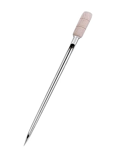 MUZIT Bodenprobensonde, Bodensonde Edelstahl, Stahlholzmaserung Mehrere Größen Silber(50CM/19.6IN) von MUZIT