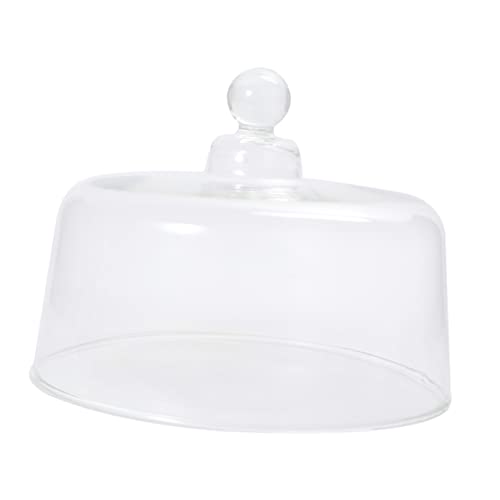 MUZIT Kuchenständer, Glasstaubschutz for Cloche-Display, Kuchenabdeckung, Kuchendeckel, Lebensmittelschutz, Mikrolandschaft(M) von MUZIT