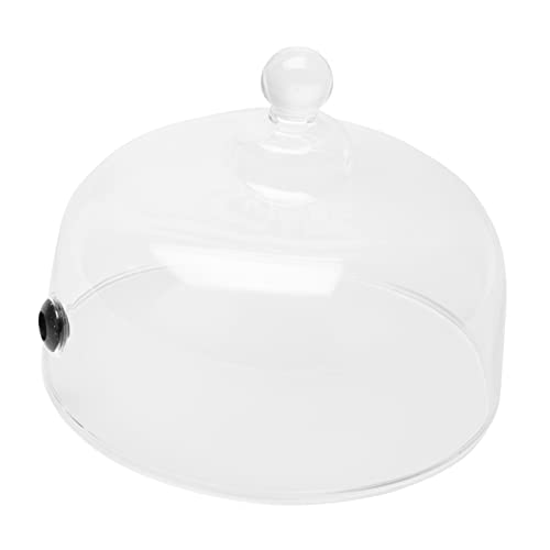 MUZIT Kuchenständer, Haube Kuchen Brot Glas Lebensmittel Cloche Kuchenbehälter Display Riser Snack Cover von MUZIT