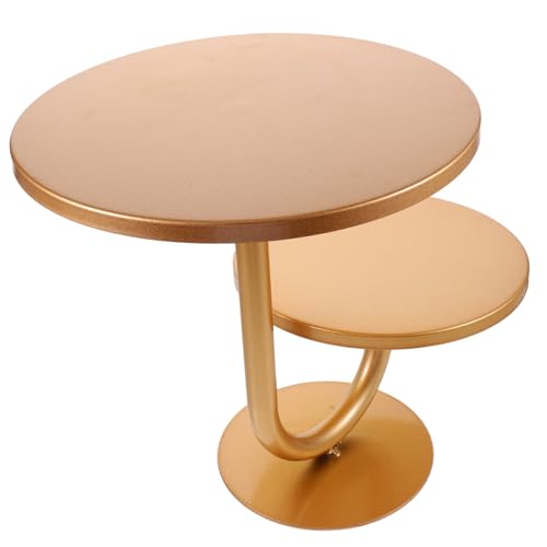 MUZIT Kuchenständer, zwei , Präsentationsständer for Partys, Hochzeiten, Veranstaltungen, eleganter Kuchenhalter for Cupcakes, Macarons, Desserts, stabile Basis von MUZIT