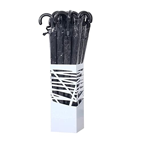 MUZIT Schirmständer, for Das Home-Hotelgeschäft Hält 17 Regenschirme Schmiedeeisen Mehrfarbig(White) von MUZIT