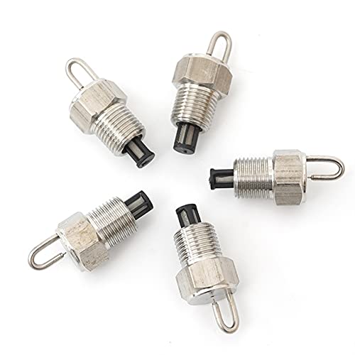 MUZIT Sprühdüsenköpfe, 20 Stück Stiftstrahldüsen aus Edelstahl, Ersatzköpfe mit Filter for Hochdruck-Zerstäubersprüher, Terrassenrasen(0.8mm) von MUZIT