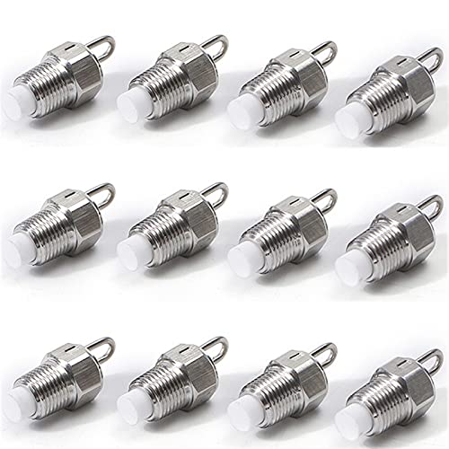 MUZIT Sprühdüsenköpfe, 20 Stück Stiftstrahldüsen aus Edelstahl, Ersatzköpfe mit PP-Filterbaumwolle for Hochdruck-Zerstäubersprüher, Terrassenrasen(0.30mm) von MUZIT