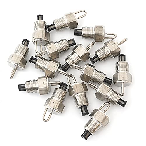 MUZIT Sprühdüsenköpfe, 30 Stück Stiftstrahldüsen aus Edelstahl, Ersatzköpfe mit Filter for Hochdruck-Zerstäubersprüher, Terrassenrasen(0.15mm) von MUZIT