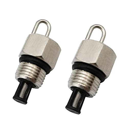 MUZIT Sprühdüsenköpfe, 50 Stück Stiftstrahldüsen aus Edelstahl, Ersatzköpfe mit Filter for Hochdruck-Zerstäubersprüher, Terrassenrasen(0.15mm) von MUZIT