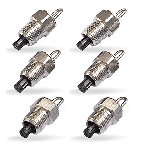 MUZIT Sprühdüsenköpfe, 80 Stück Stiftstrahldüsen aus Edelstahl, Ersatzköpfe mit Filter for Hochdruck-Zerstäubersprüher, Terrassenrasen(0.6mm) von MUZIT