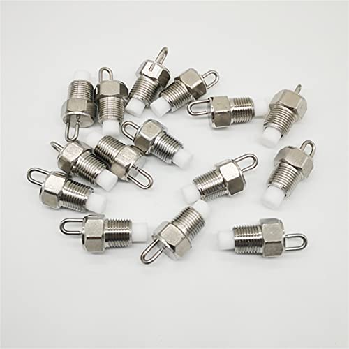 MUZIT Sprühdüsenköpfe, 80 Stück Stiftstrahldüsen aus Edelstahl, Ersatzköpfe mit PP-Filterbaumwolle for Hochdruck-Zerstäubersprüher, Terrassenrasen(0.30mm) von MUZIT