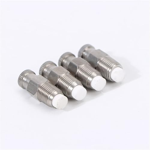 MUZIT Sprühdüsenköpfe, Sprühdüsen-Ersatzköpfe aus Edelstahl mit Filter, 50-teiliger Hochdruck-Zerstäubersprüher for Terrassenrasen, Landschaftsbau(0.6mm) von MUZIT