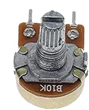 Potentiometer, Push-Pull-Potentiometer, Drehpotentiometer, 5er-Pack, lineare 15-mm-Welle mit Muttern und Unterlegscheiben, 3-polig, WH148, mehrere Widerstände, 1 kOhm(10K Ohm) von MUZIT