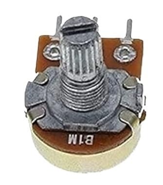Potentiometer, Push-Pull-Potentiometer, Drehpotentiometer, 5er-Pack, lineare 15-mm-Welle mit Muttern und Unterlegscheiben, 3-polig, WH148, mehrere Widerstände, 1 kOhm(1M Ohm) von MUZIT