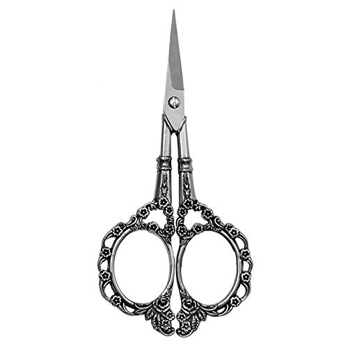 Retro-Schere, Büroschere, Bastelschere, 1 Stück, Nähschere, Vintage-Schere, Vintage-Stickerei, Retro-Schneiderschere, Stoffschere(Red bronze) von MUZIT