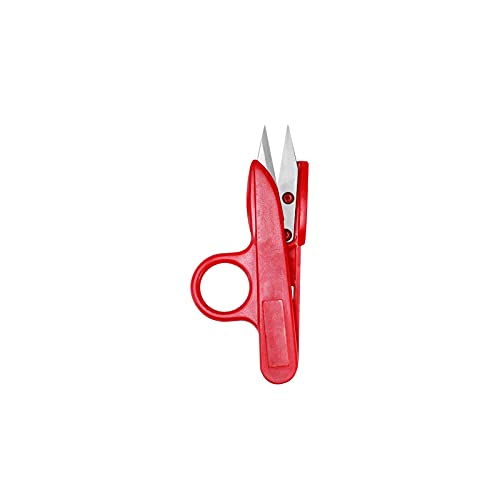 Retro-Schere, Küchenschere, 5-teiliges Retro-Garnscheren-Set, exquisite Vintage-Schere, Stickerei, Schneiderschere, Nähzubehör, U-Sha(Rot) von MUZIT