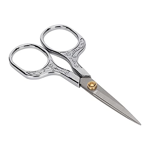 Retro-Schere, Schere, Vintage-Nähschere, Stickerei, Basteln, Nadelkunst, Schneiderschere, Werkzeuge, Nähen S(Silver) von MUZIT