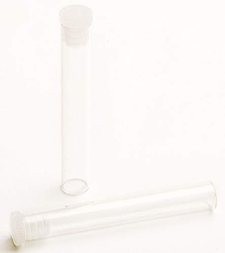 100 Stück Flachbodengläser klar | Globuligläser | Globuliröhrchen erhältlich in Klarglas oder UV-Schutz Braunglas | Reagenzglas stehend mit Lamellenstopfen - ca. 1,5g, 52,5 x Ø8mm von MV-Versand