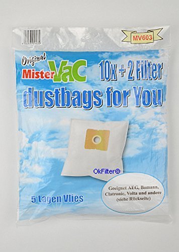 10 STAUBSAUGERBEUTEL für TARRINGTON HOUSE VC2500 VC 2500 geeignet 10 STAUBSAUGERBEUTEL für TARRINGTON HOUSE VC2500 VC 2500 geeignet von MV