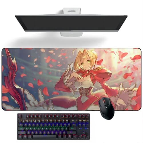 Anime Mauspad Fate/Grand Order Nero Anime Schreibtischunterlage Tastaturmatte Große Mauspads Gummi Mauspad Anime Mauspad Fate/Grand Order Nero Anime Schreibtischunterlage Tastaturmatte Große Mauspads Gummi Mauspad von MVCRINVT