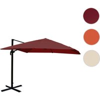 MVG Ampelschirm »MVG-A96«, 360 x 300 cm, 360° drehbar - rot von MVG