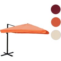 MVG Ampelschirm »MVG-A96«, 360 x 300 cm, Flap, 360° drehbar - orange von MVG