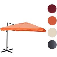 MVG Ampelschirm »MVG-A96«, 3,5x3,5m (Ø4,95m) Alu 25kg - orange von MVG