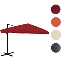 MVG Ampelschirm »MVG-A96«, 3,5x3,5m (Ø4,95m) Alu 25kg - rot von MVG