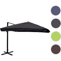 MVG Ampelschirm »MVG-A96«, 3x3m (Ø4,24m) Alu/Stahl 23kg - schwarz von MVG