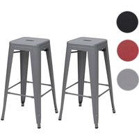 MVG Barhocker »MVG-A73«, 2er-Set - grau von MVG