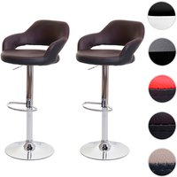 MVG Barhocker »MVG-F16«, 2er-Set, Um 360° drehbar - braun MVG Barhocker »MVG-F16«, 2er-Set, Um 360° drehbar - braun von MVG