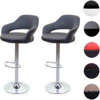 MVG Barhocker »MVG-F16«, 2er-Set, Um 360° drehbar - grau von MVG