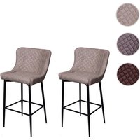 MVG Barhocker »MVG-H79«, 2er-Set - grau von MVG